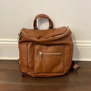 Brown backpack